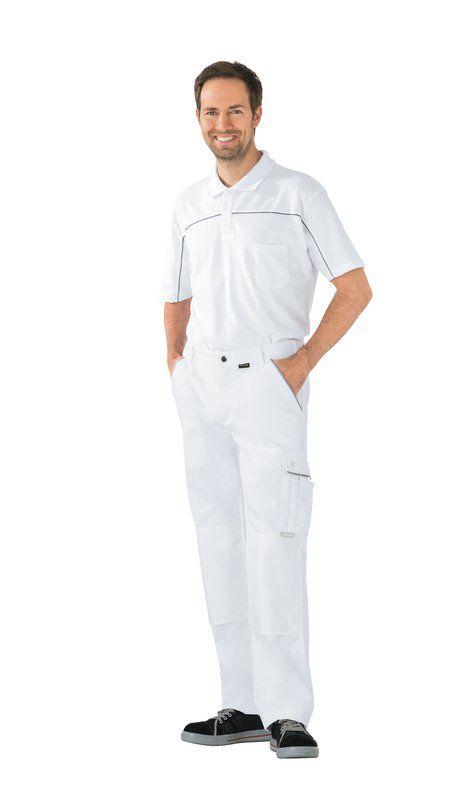 Produktbild Planam Canvas 320 Arbeitskleidung Arbeitshose Bundhose reinweiß Größe 98 bild 2