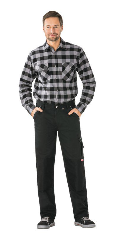 Produktbild Planam Canvas 320 Arbeitskleidung Arbeitshose Bundhose schwarz Größe 102 bild 2