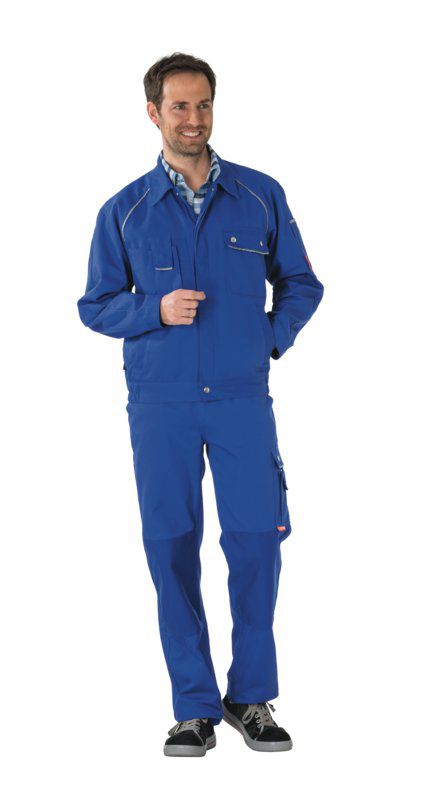 Produktbild Planam Canvas 320 Arbeitskleidung Arbeitsjacke Bundjacke kornblau Größe 44 bild 2
