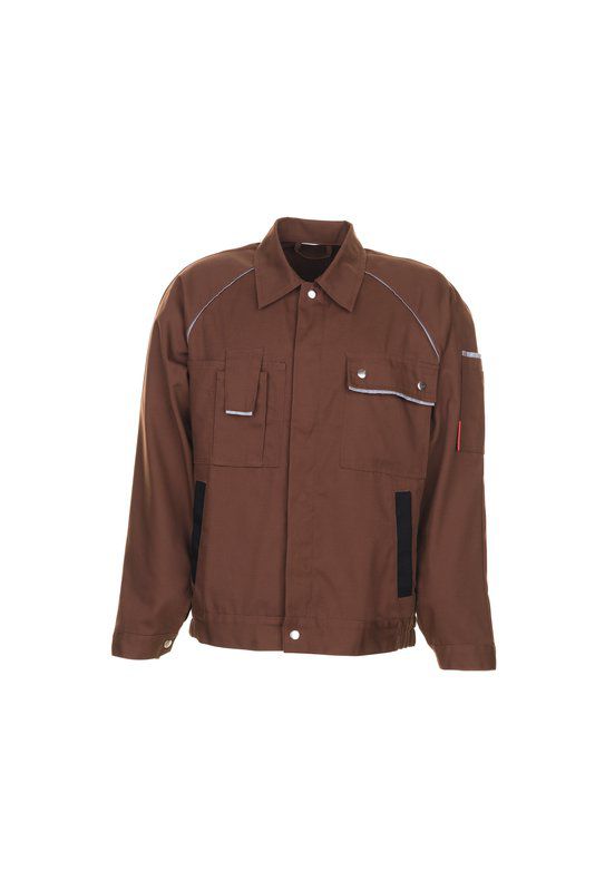 Produktbild Planam Canvas 320 Arbeitskleidung Arbeitsjacke Bundjacke braun schwarz Größe 64