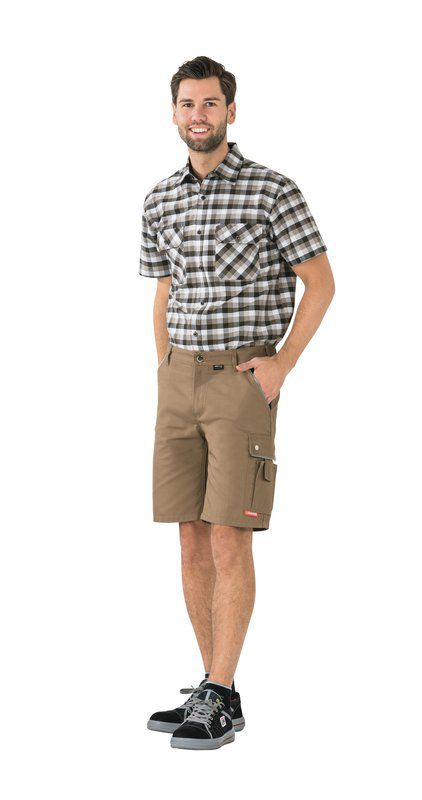 Produktbild Planam Canvas 320 Arbeitskleidung Shorts khaki schwarz L bild 2