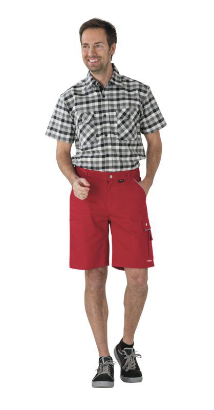 Produktbild Planam Canvas 320 Arbeitskleidung Shorts rot rot L bild 2