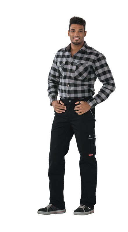 Produktbild Planam Canvas 320 Arbeitskleidung Thermohose schwarz Größe 64 bild 2