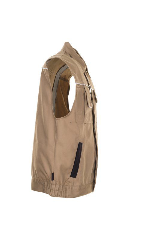 Produktbild Planam Canvas 320 Arbeitskleidung Weste khaki schwarz L bild 4