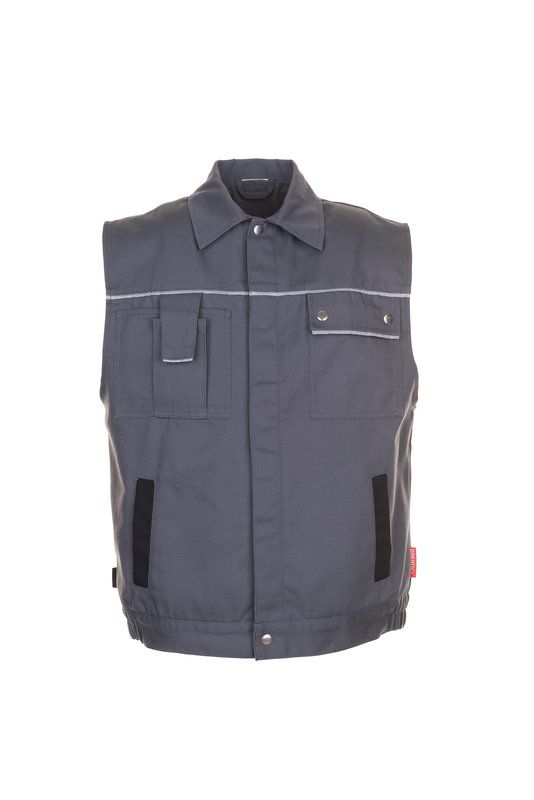 Produktbild Planam Canvas 320 Arbeitskleidung Weste grau schwarz XXL