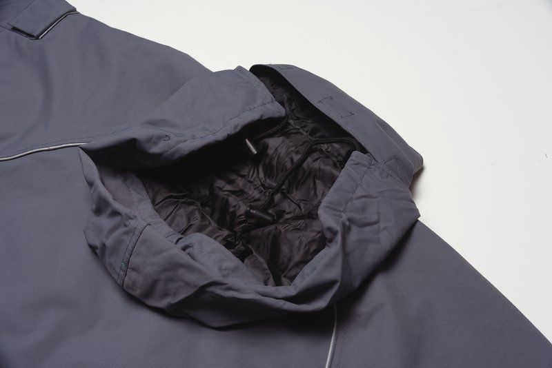 Produktbild Planam Canvas 320 Arbeitskleidung Winterblouson grau schwarz Größe M bild 6