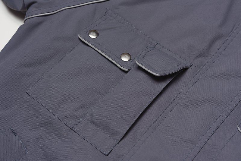 Produktbild Planam Canvas 320 Arbeitskleidung Winterblouson grau schwarz Größe XL bild 8