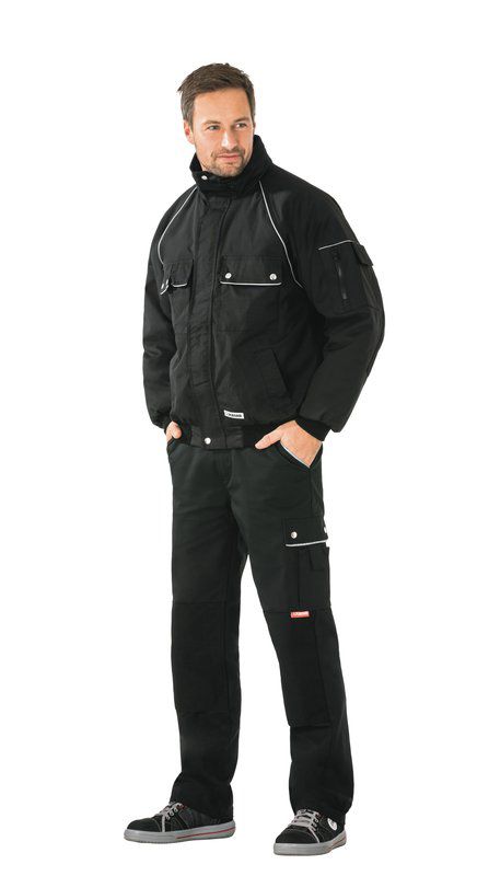Produktbild Planam Canvas 320 Arbeitskleidung Winterblouson schwarz Größe M bild 2