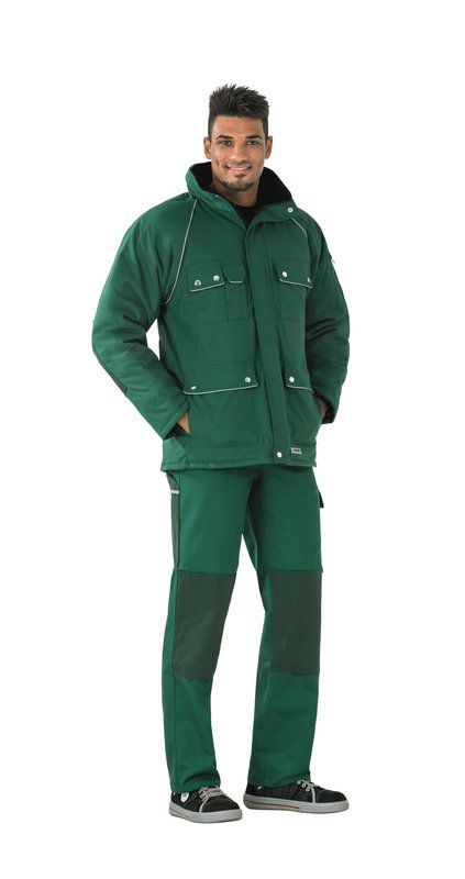 Produktbild Planam Canvas 320 Arbeitskleidung Winterparka grün Größe L bild 2