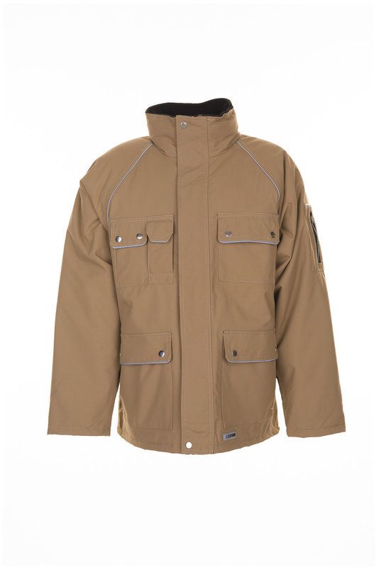 Produktbild Planam Canvas 320 Arbeitskleidung Winterparka khaki schwarz Größe XXL bild 1