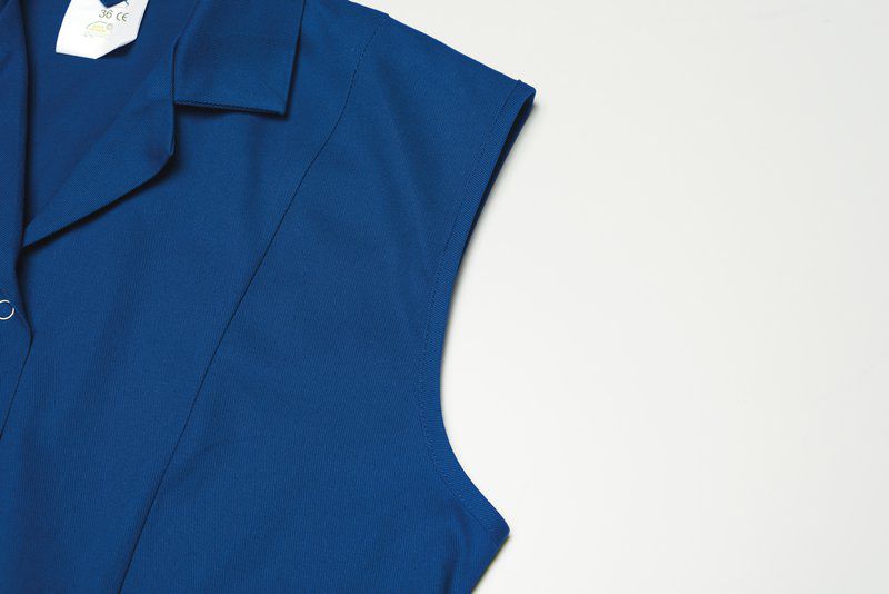 Produktbild Planam Damen Arbeitsmantel Arbeitskleidung Mantel MG Langarm kornblau Größe 44 bild 7