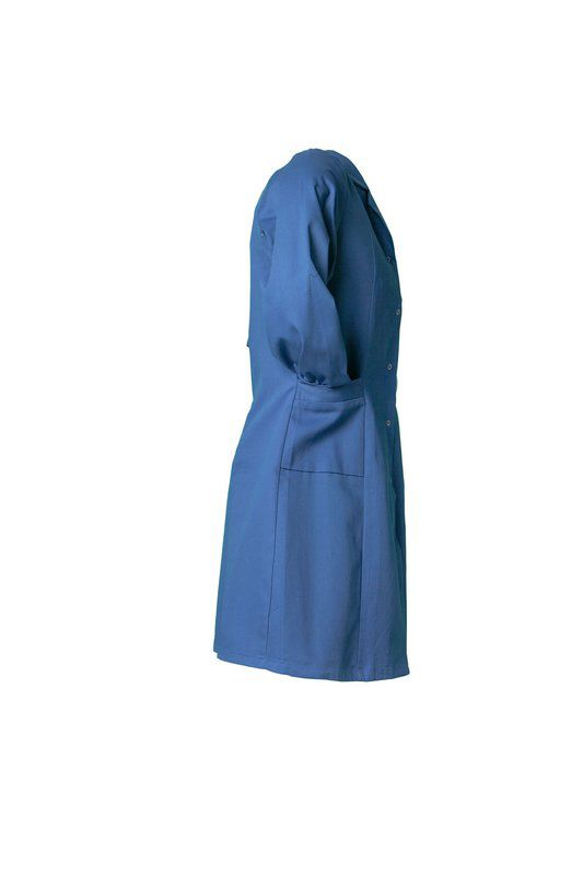 Produktbild Planam Damen Arbeitsmantel Arbeitskleidung Mantel BW Langarm kornblau Größe 38 bild 4