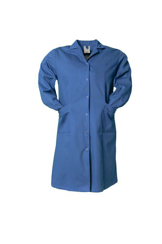 Produktbild Planam Damen Arbeitsmantel Arbeitskleidung Mantel BW Langarm kornblau Größe 54