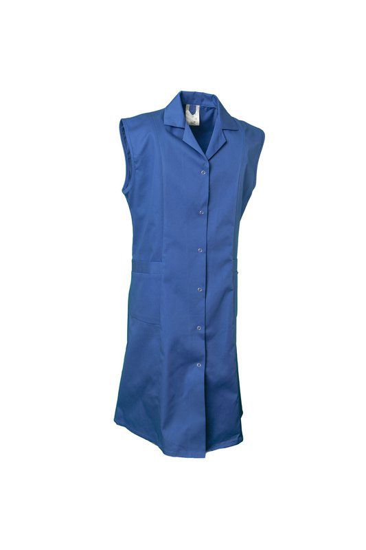 Produktbild Planam Damen Arbeitsmantel Mischgewebe ohne Arm kornblau 40