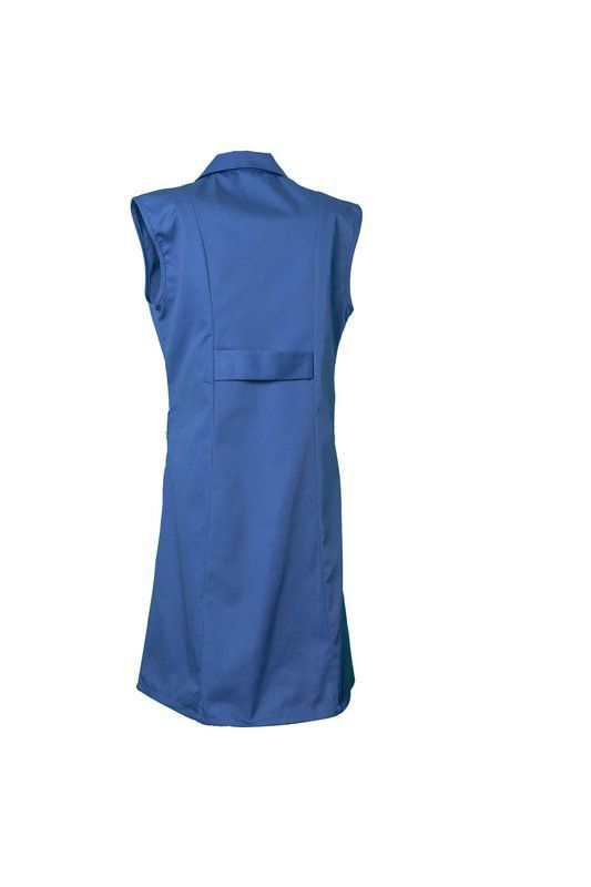 Produktbild Planam Damen Arbeitsmantel Mischgewebe ohne Arm kornblau 42 bild 3