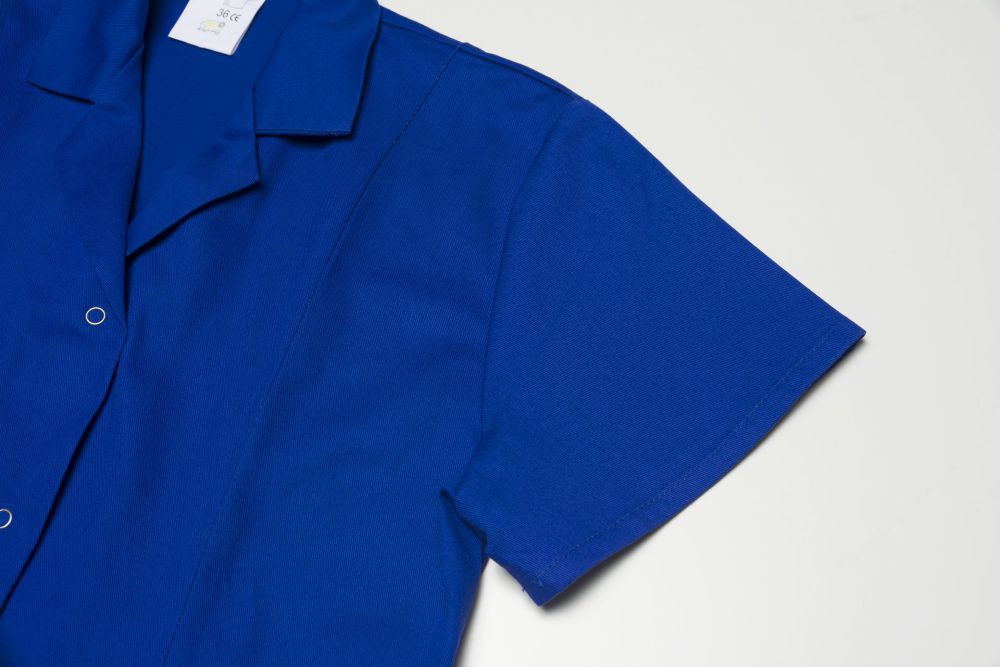 Produktbild Planam Damen Arbeitsmantel Mischgewebe ohne Arm kornblau 48 bild 8