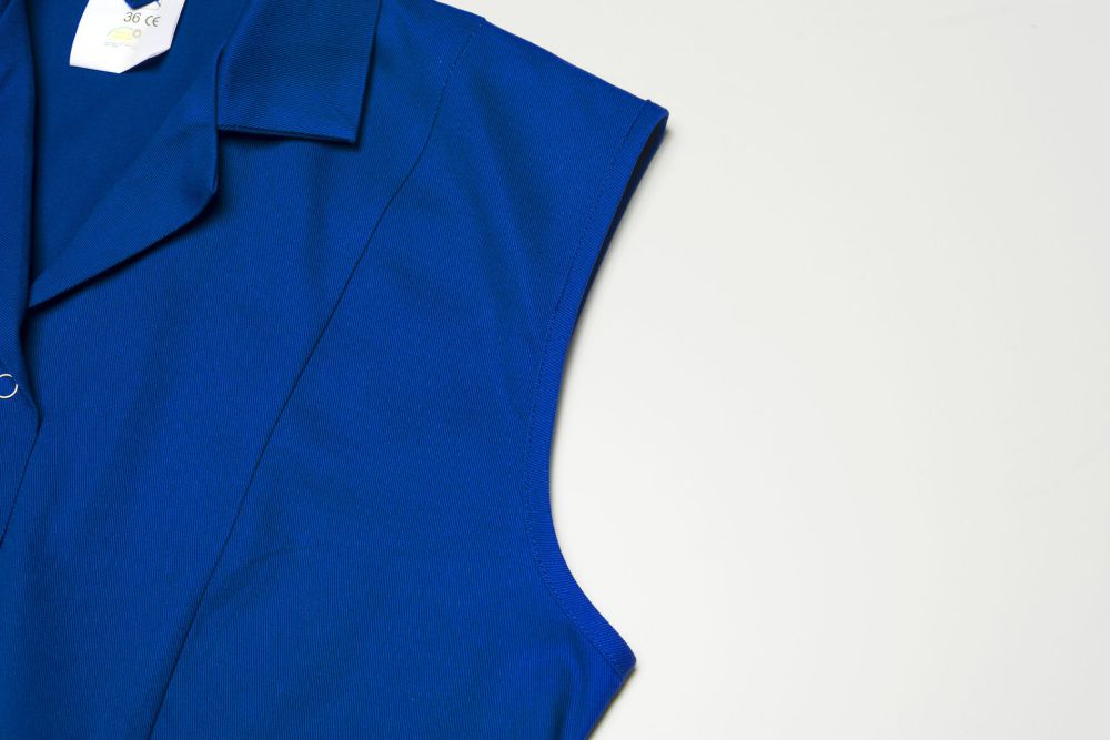 Produktbild Planam Damen Arbeitsmantel Mischgewebe ohne Arm kornblau 50 bild 10