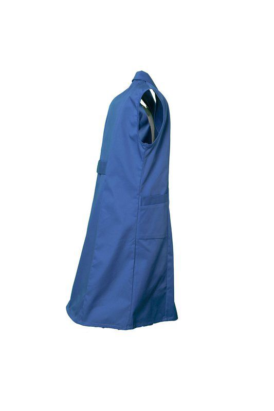 Produktbild Planam Damen Arbeitsmantel Mischgewebe ohne Arm kornblau 50 bild 4