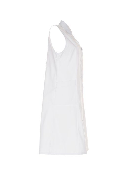 Produktbild Planam Damen Arbeitsmantel Mischgewebe ohne Arm reinweiß 54 bild 4