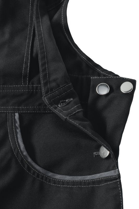 Produktbild Planam DuraWork Arbeitskleidung Arbeitslatzhose schwarz grau Größe 62 bild 6