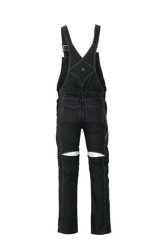 Produktbild Planam DuraWork Arbeitskleidung Arbeitslatzhose schwarz grau Größe 98 bild 3