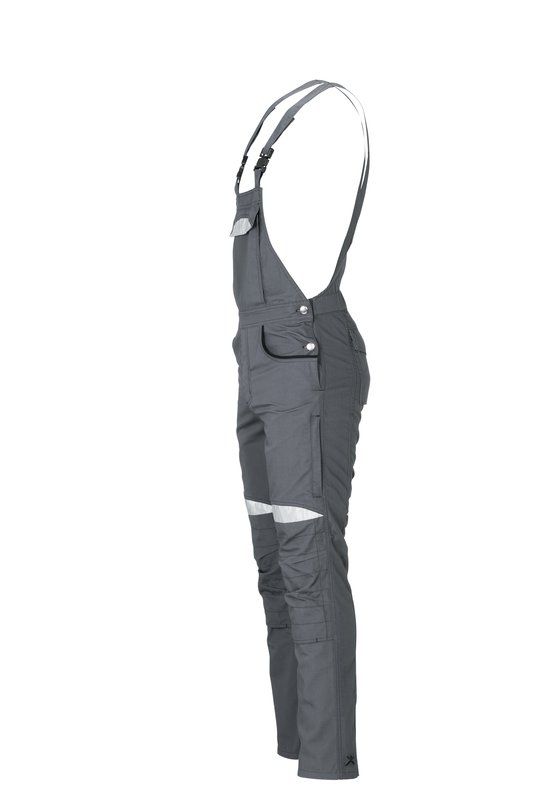 Produktbild Planam DuraWork Arbeitskleidung Arbeitslatzhose Latzhose grau schwarz Größe 62 bild 6