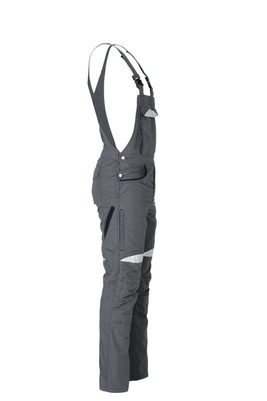 Produktbild Planam DuraWork Arbeitskleidung Arbeitslatzhose grau schwarz Größe 106 bild 5