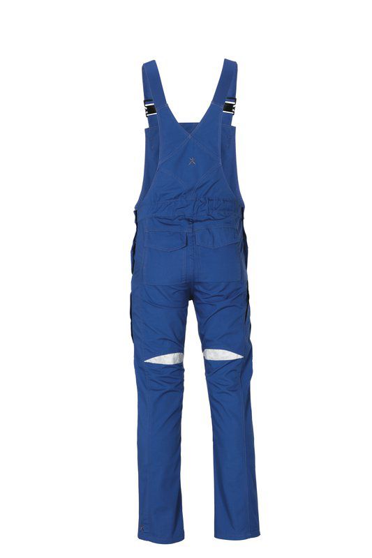 Produktbild Planam DuraWork Arbeitskleidung Arbeitslatzhose kornblau schwarz Größe 106 bild 4