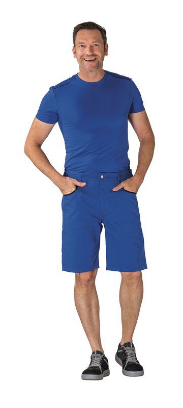 Produktbild Planam DuraWork Arbeitskleidung Shorts kornblau/schwarz M bild 2