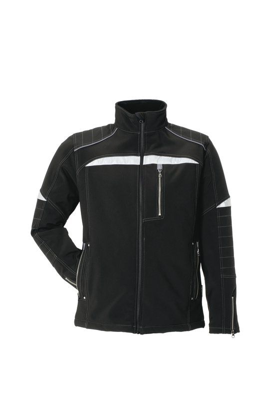 Produktbild Planam DuraWork Arbeitskleidung Softshelljacke schwarz grau Größe XL