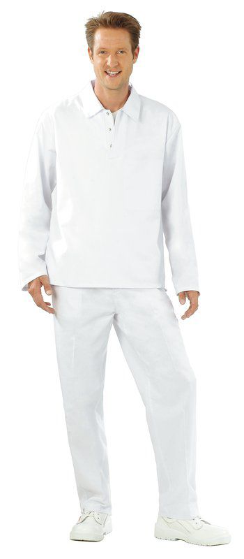 Produktbild Planam Food Herren Arbeitshemd Schlupfhemd reinweiß Größe L bild 2