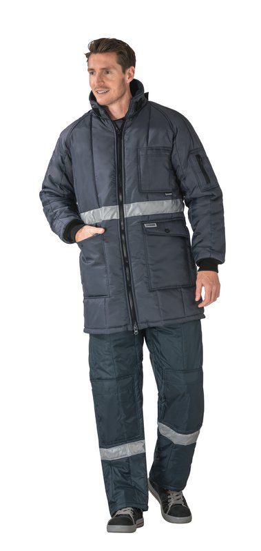 Produktbild Planam Kühlhaus Gefrierhaus Parka marine Innenfutter kornblau Größe XXL bild 2