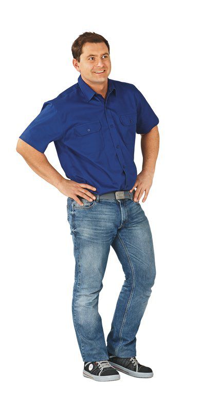 Produktbild Planam Köperhemd 1/4 Arm dunkelblau 47/48 bild 2