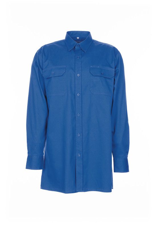 Produktbild Planam Hemden Köperhemd Langarm mittelblau Größe 45/46