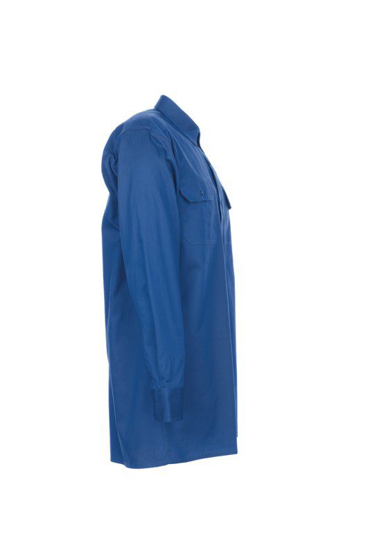 Produktbild Planam Hemden Köperhemd Langarm mittelblau Größe 45/46 bild 4