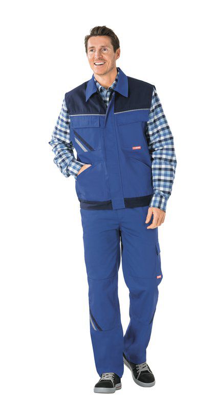 Produktbild Planam Highline Arbeitsweste kornblau marine zink L bild 2