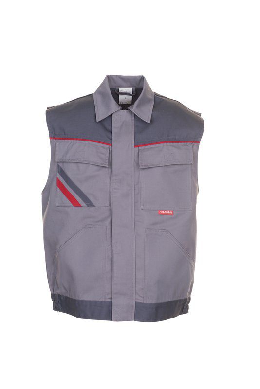 Produktbild Planam Highline Arbeitsweste zink schiefer rot XS