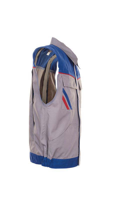 Produktbild Planam Highline Arbeitsweste zink kornblau rot XS bild 4