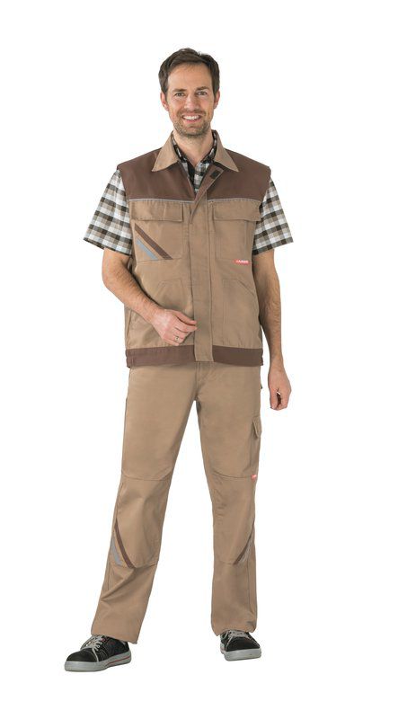 Produktbild Planam Highline Arbeitsweste khaki braun zink XS bild 2