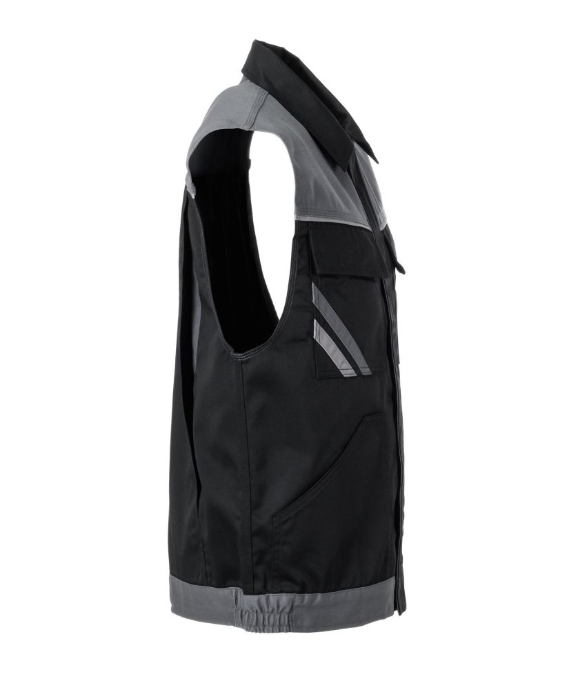 Produktbild Planam Highline Arbeitsweste schwarz schiefer zink XS bild 4