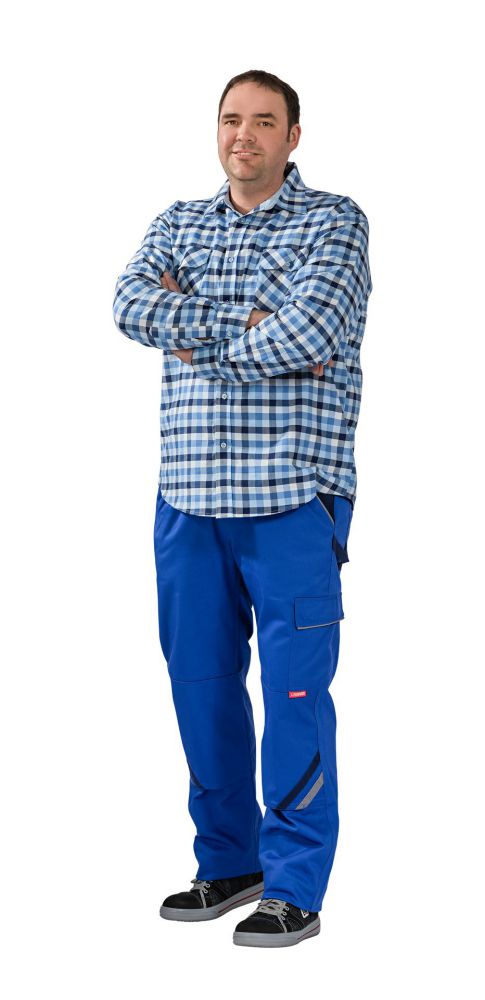 Produktbild Planam Highline Bundhose Arbeitshose kornblau marine zink Größe 55 bild 3