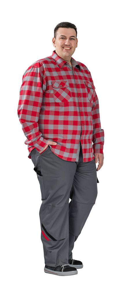 Produktbild Planam Highline Bundhose Arbeitshose schiefer schwarz rot Größe 94 bild 3