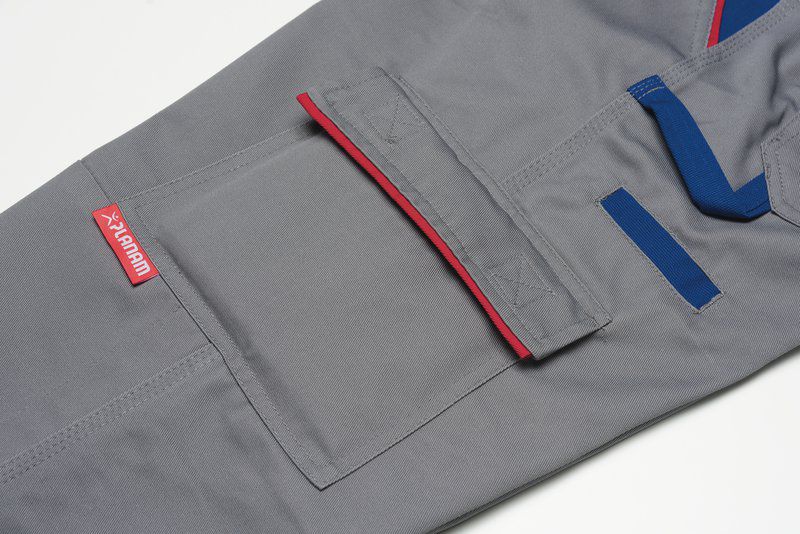 Produktbild Planam Highline Bundhose Arbeitshose zink kornblau rot Größe 25 bild 7