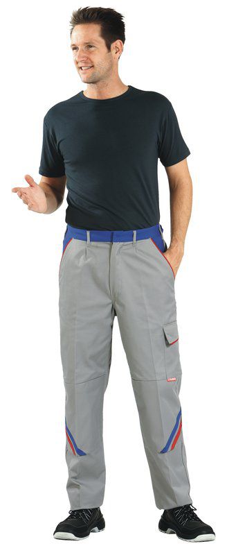 Produktbild Planam Highline Bundhose Arbeitshose zink kornblau rot Größe 30 bild 2
