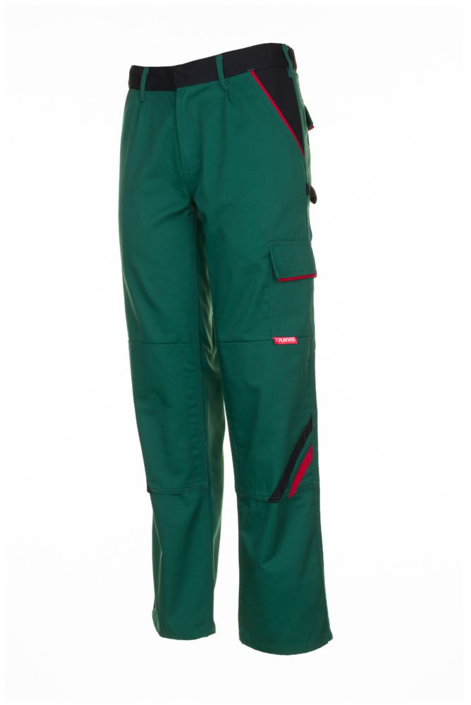 Produktbild Planam Highline Bundhose grün schwarz rot Größe 53 bild 2