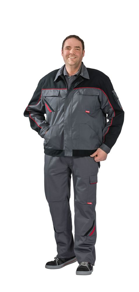 Produktbild Planam Highline Bundjacke schiefer schwarz rot Größe 70 bild 3