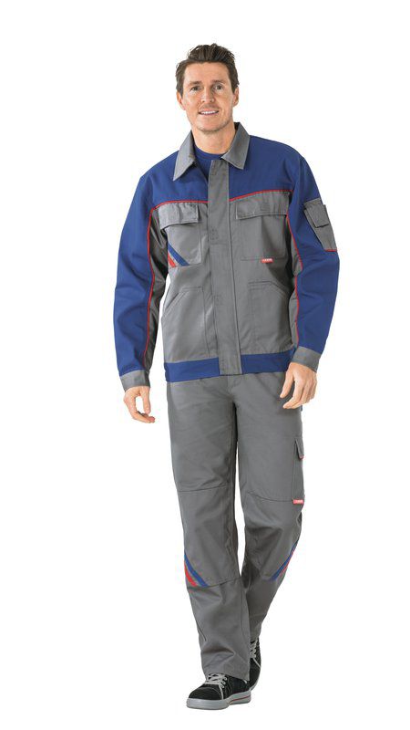 Produktbild Planam Highline Bundjacke zink kornblau rot Größe 54 bild 2