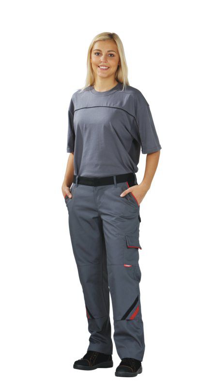 Produktbild Planam Highline Damen Bundhose schiefer schwarz rot Größe 42 bild 2