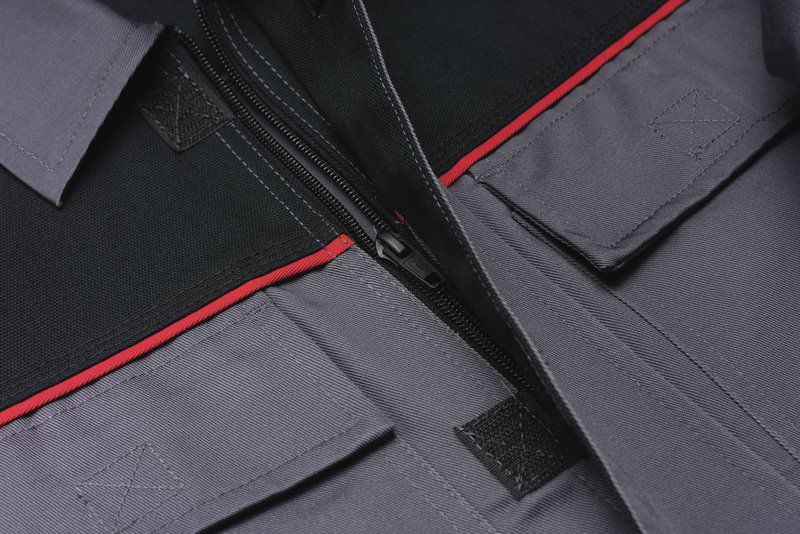 Produktbild Planam Highline Damen Bundjacke schiefer schwarz rot Größe 40 bild 7