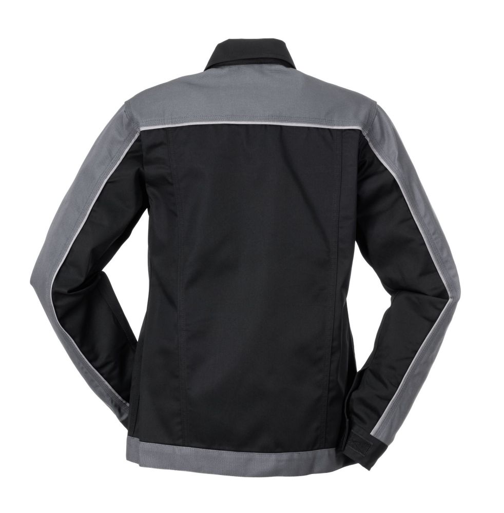 Produktbild Planam Highline Damen Bundjacke Arbeitsjacke schwarz schiefer zink Größe 40 bild 3